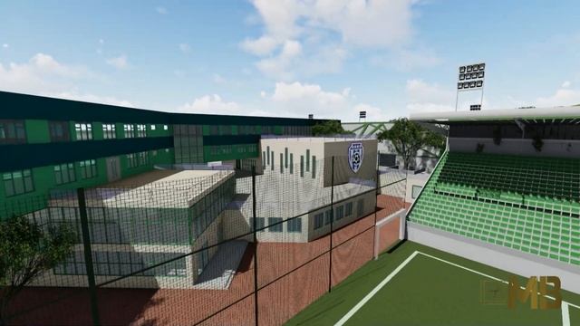 SPORT COMPLEX Architectural 3D Animation | SKETCHUP | LUMION | PREMIERE PRO CC смотреть онлайн
