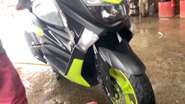 Vlog 04| NMAX155 NEON GREEN , ANGEL SCOOTER , FRONT 120/70/13 , REAR 130/70/13 смотреть онлайн
