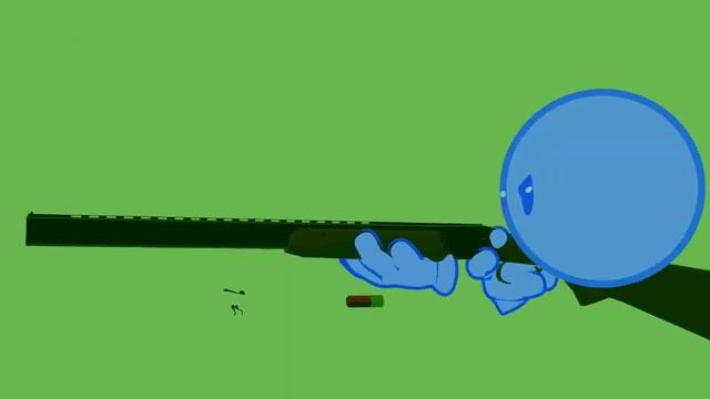 he was walking around with a loaded shotgun (blender animation) смотреть онлайн