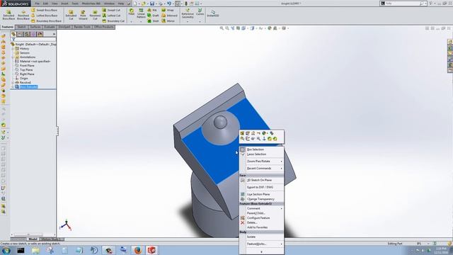 Solidworks Tutorial Series - 5 (The Knight) смотреть онлайн