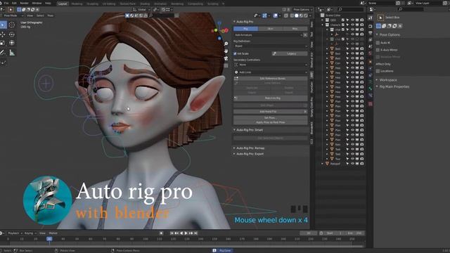 Blender 2.92 and Auto rig pro смотреть онлайн