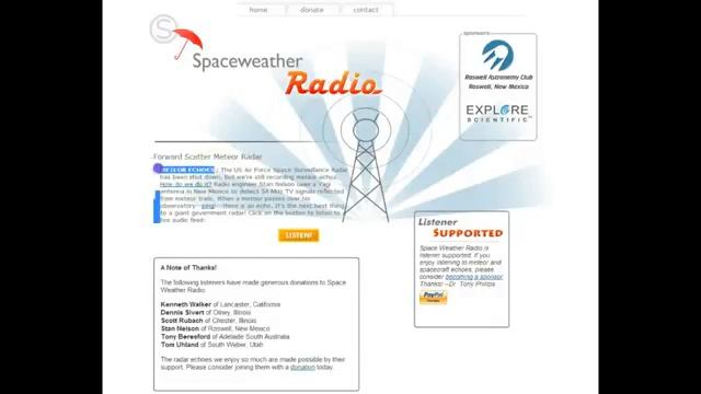 New 2016Multiple Echos Coming In On Space Radar/LINEAR DEBRIS