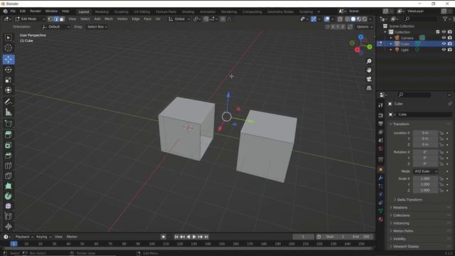 Blender How To Merge Edges