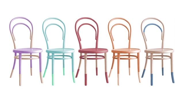 Original Michael Thonet Bentwood Chairs and Stools with B Seated Global смотреть онлайн