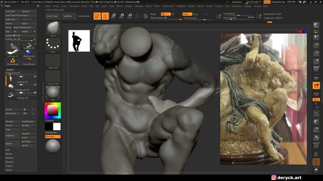 Titan I - ZBrush Time-Lapse Sculpt смотреть онлайн
