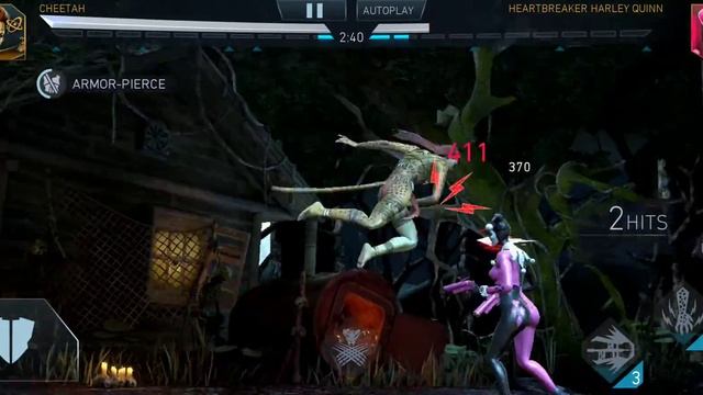 Cheetah 🐆 Vs Harley Quinn 💝 TT 39 Vs TT 111 - Arena Fight - InJustice 2 Mobile Android
