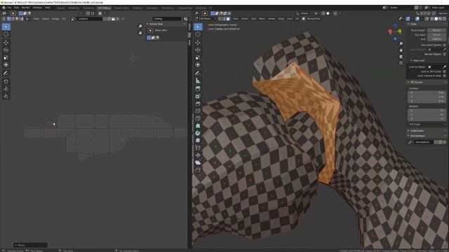 NOARA CRABE - Retopology, UVs, texturing full timelapse. blender and Substance painter смотреть онлайн