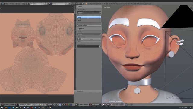 Shortutorials - Stylized girl / Blender3D & Zbrush part 2 смотреть онлайн