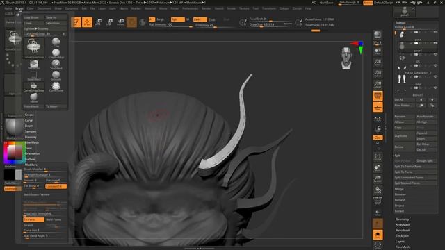 Học Cùng Master Zbrush - Curve #zbrush смотреть онлайн