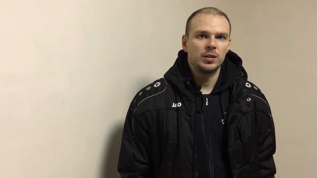 Защитник ХК «Рубин» Алексей Кожевников после победы над «Ермаком» (3:1) смотреть онлайн