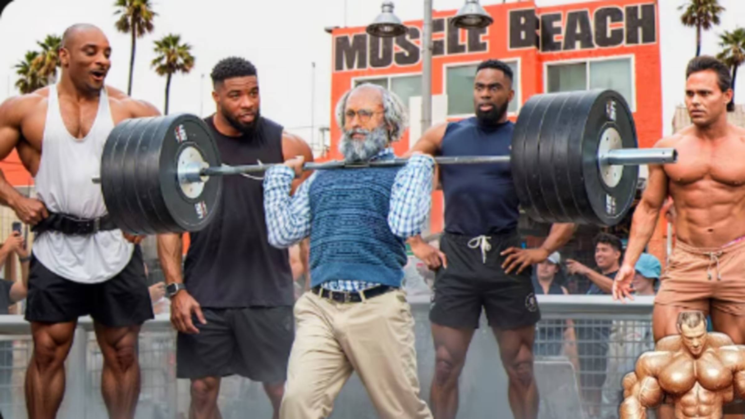 Мастер спорта Притворился дедом в Зале. Лос - Анжелес #11