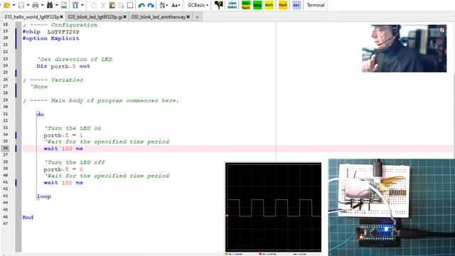 PT2: LGT8F328P with Great Cow BASIC: Part 1: Using the software to program a LGT8XM microcontrolle смотреть онлайн