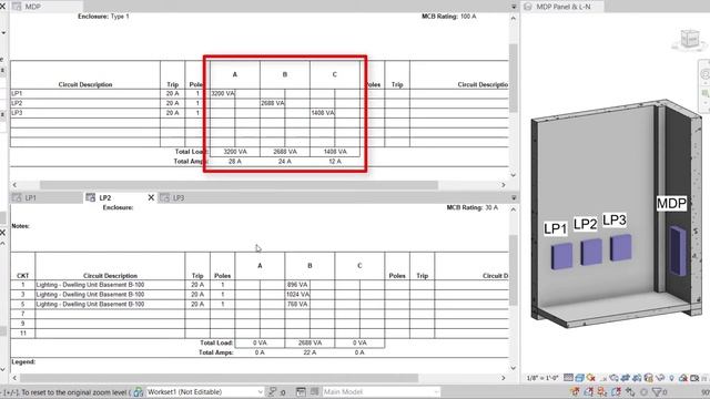 Autodesk Revit MEP 2021 - Tableros de paneles L-N monofásicos смотреть онлайн