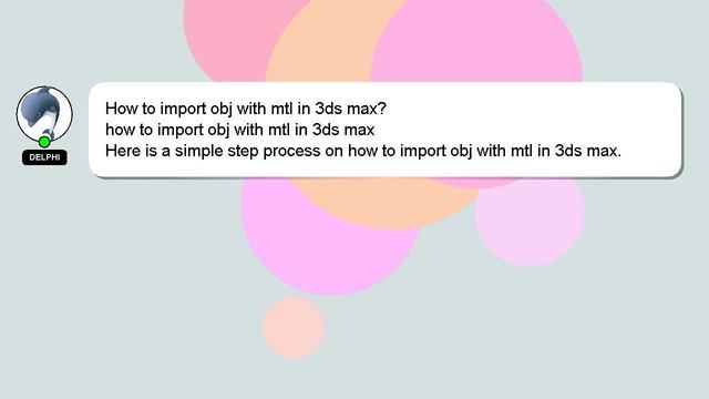 How to import obj with mtl in 3ds max? смотреть онлайн