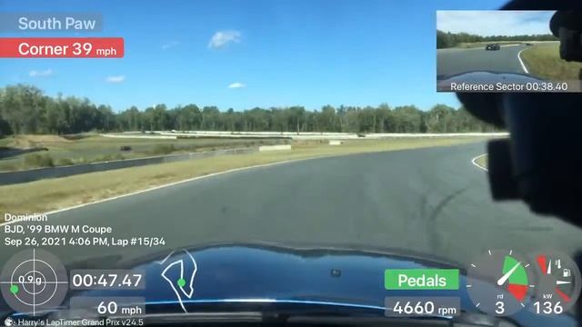 Dominion Raceway VA, '99 BMW M Coupe, 1:34.87, Fast Lap смотреть онлайн