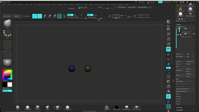 [09] Tuto Débutant Zbrush - Le split - Comment séparer un subtool en plusieurs parties. смотреть онлайн