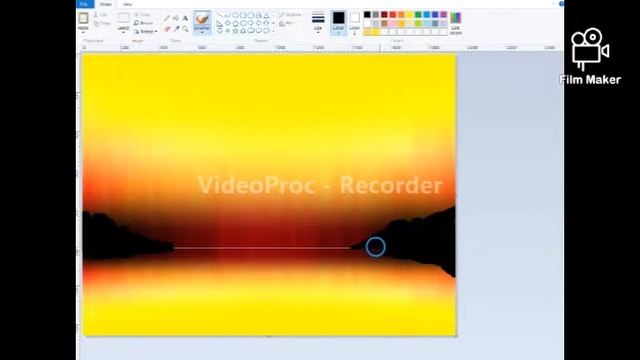 Sun rising _beautiful sensory _Drawing in computer _MS PAINT TUTORIAL.M.A.F ARTS смотреть онлайн