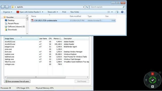 CVE-2013-2729 AV bypass 03-2014 (Bitdefender) смотреть онлайн