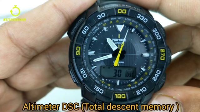 How To Setting Time CASIO Protrek PRG-550 Watch How To Adjust Time In Casio Protrek#watchservicebd
