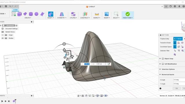 Fusion 360: Sculpt a Shark Fin Charm смотреть онлайн