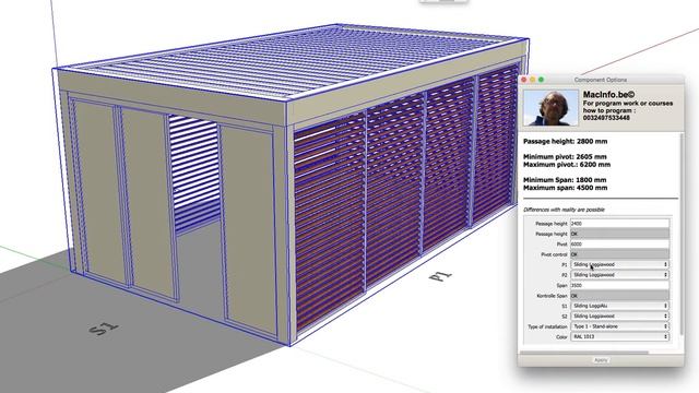 Advanced SketchUp dynamic components. смотреть онлайн