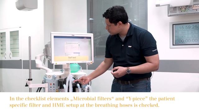 03- Dräger Zeus IE - self test & leak test смотреть онлайн