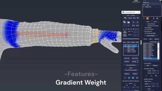 3ds max Script - P_SkinWeightTool смотреть онлайн