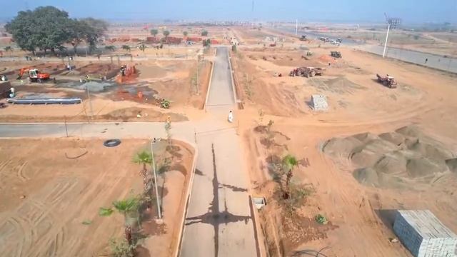 Plantation Work Inside Road Lahore Smart City #lahoresmartcity | Muhammad Awais Official смотреть онлайн
