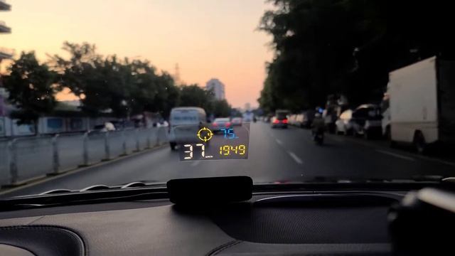 WiiYii M21 model OBD2+GPS Car HUD Head Up Display Speedometer смотреть онлайн