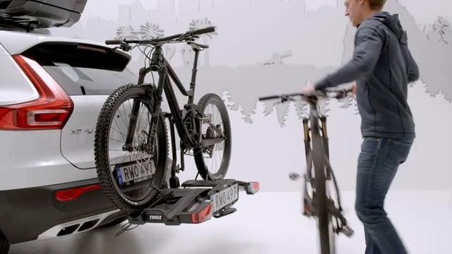 Thule EasyFold XT 2 Fix4Bike Montage Video смотреть онлайн