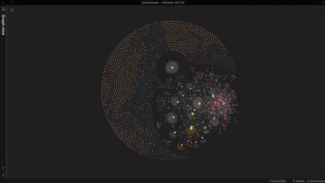 Obsidian Graph Timelapse