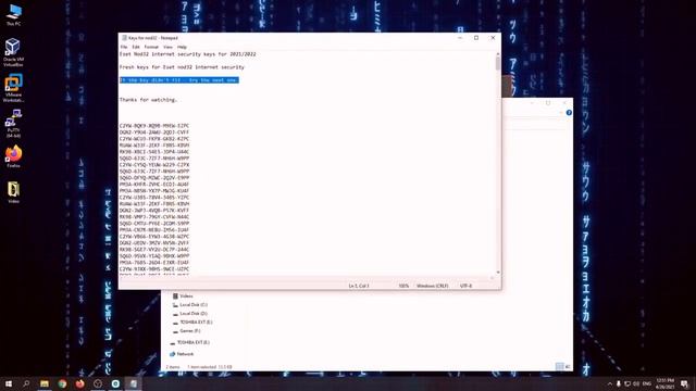 Eset Nod32 Internet Security License Keys 2022 & Eset Nod32 Antivirus Licencias Key смотреть онлайн