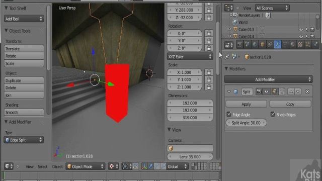 View & Transform Properties in Blender смотреть онлайн