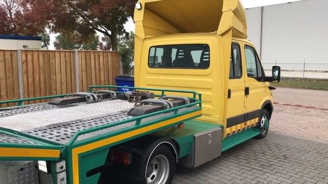 Verkocht - sold - verkauft - vendu !!! Iveco Daily 40C15 car transporter смотреть онлайн
