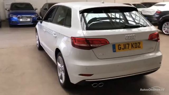 GJ17KDZ AUDI A3 TFSI SPORT WHITE 2017, Slough Audi смотреть онлайн