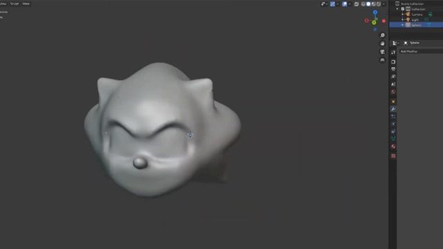 Sonic Sculpt Timelapse with Blender смотреть онлайн
