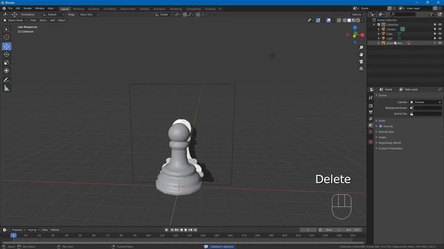 Blender ile Piyon Modelleme ve Unity'e Aktarma смотреть онлайн
