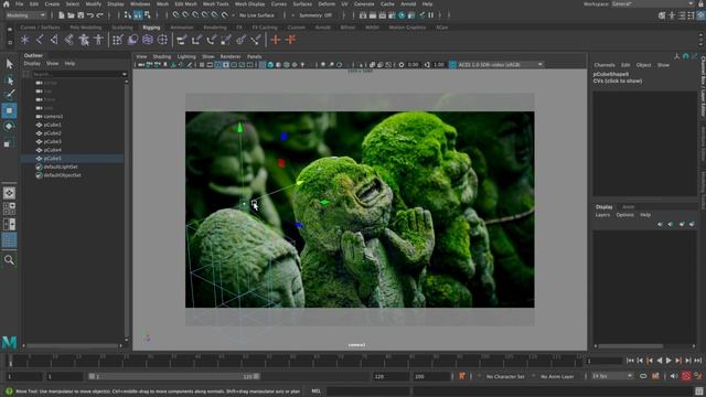 How To Create Camera Projection/Mapping In Maya 2022 And Arnold Tutorial смотреть онлайн