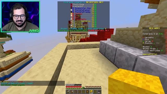 EU NÃO AGUENTO MAAAAAAAAIS | MINECRAFT BEDWARS смотреть онлайн