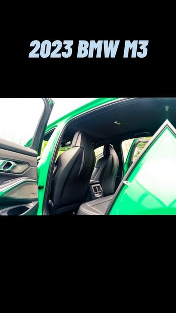 2023 BMW M3 6 Speed Manual Finished In Special Order Signal Green $77,500 смотреть онлайн