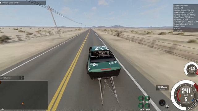 Dragster explodes during full boost run in Johnson Valley (New Official BeamNG Map) смотреть онлайн