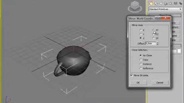 3Ds Max Ders 06 - Tools Menüsü, Mirror смотреть онлайн