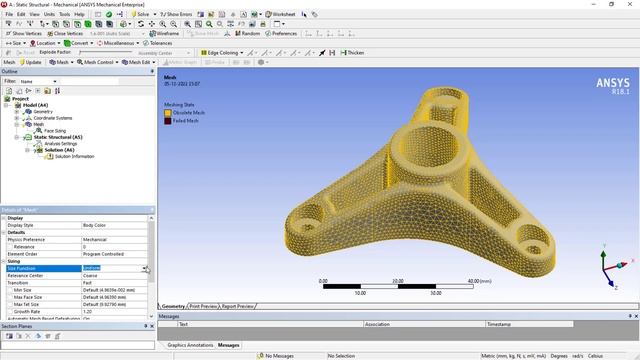 Introduction to ANSYS Meshing and Basic Part Modeling using Design Modeler | ANSYS Tutorials смотреть онлайн