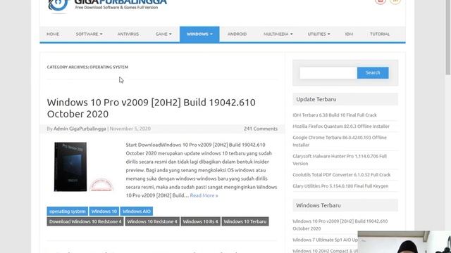 Cara Download Windows 10 Pro v2009 [20H2] Build 19042.610 смотреть онлайн