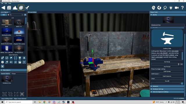 GameGuru Max Tutorial - Crafting HUD & Behaviors Explained смотреть онлайн