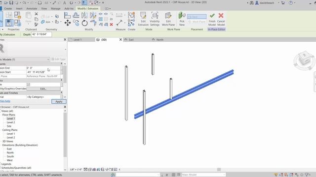 Revit Reference Planes Basics смотреть онлайн