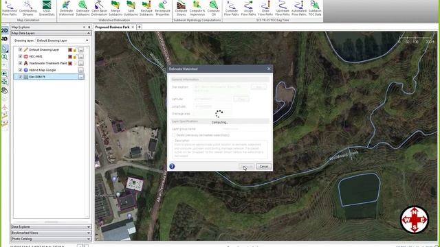 Delineating Watersheds with GeoHECHMS | CivilGEO смотреть онлайн