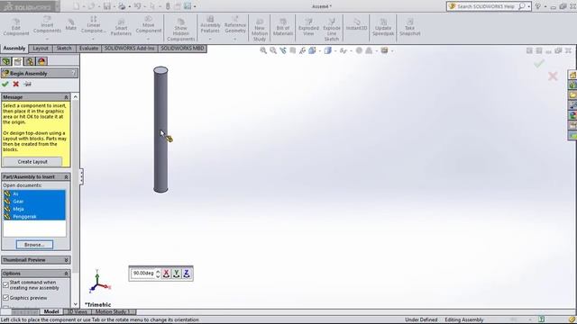MODUL 5 ASSEMBLY PRODUCT (SolidWorks) смотреть онлайн