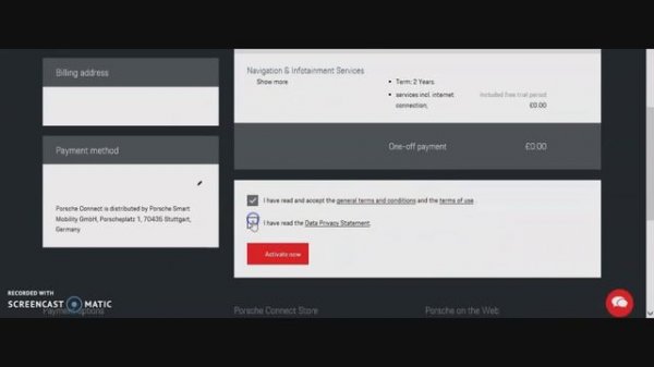 How To - Creating a 'My Porsche' Account