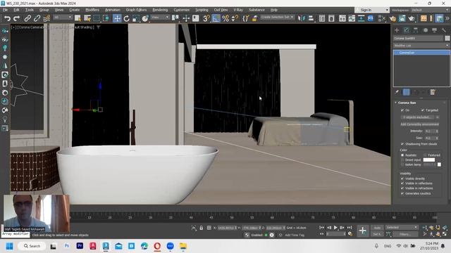 REALISTIC VISUALIZATION |HOTEL SUITE| REFERENCE RENDER CAMP WORKSHOP |3Ds Max + Corona Render смотреть онлайн